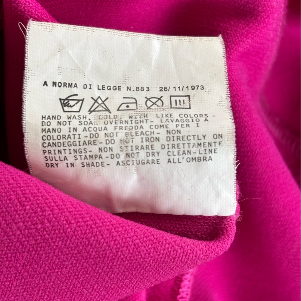 Miu Miu Pink Lace Sleeve Blouse Bow Top Italy S - Picture 11 of 11